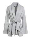 Le Sarte Del Sole Woman Cardigan Light Grey Size 8 Viscose, Polyester, Polyamide In Gray