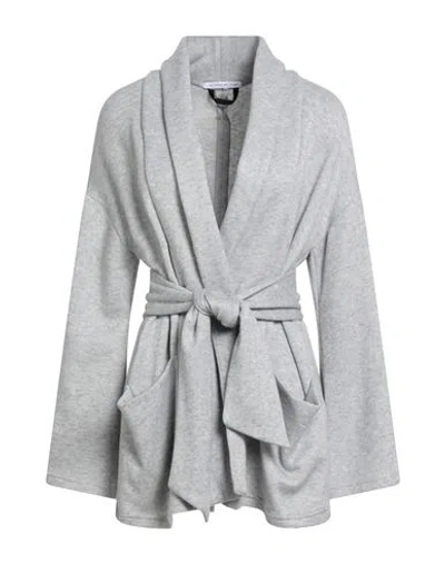 Le Sarte Del Sole Woman Cardigan Light Grey Size 8 Viscose, Polyester, Polyamide In Gray