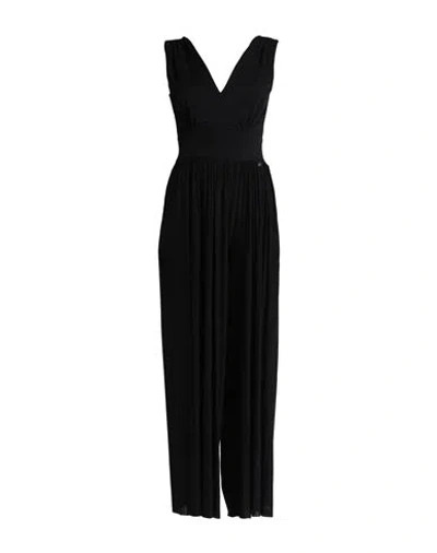Le Sarte Del Sole Woman Jumpsuit Black Size S Viscose, Polyester, Elastane
