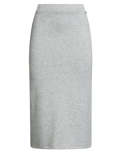 Le Sarte Del Sole Woman Midi Skirt Grey Size 8 Viscose, Polyester, Polyamide In Gray