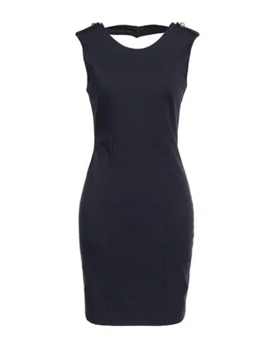 Le Sarte Del Sole Woman Mini Dress Midnight Blue Size S Viscose, Polyamide, Elastane