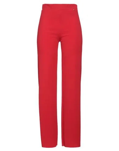 Le Sarte Del Sole Woman Pants Red Size 10 Polyester, Elastane