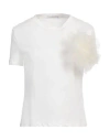Le Sarte Del Sole Woman T-shirt White Size 8 Cotton, Polyester In White