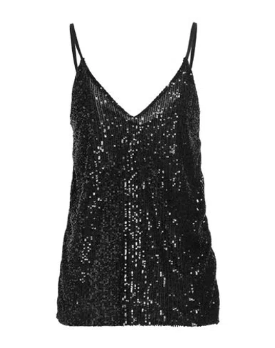 Le Sarte Del Sole Woman Top Black Size Xl Polyester, Elastane