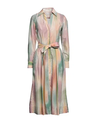Le Sarte Pettegole Midi Dresses In Pastel Pink