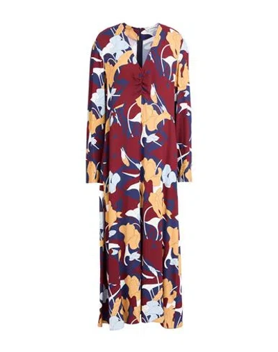 Le Sarte Pettegole Woman Maxi Dress Marigold Size 4 Viscose In Multi