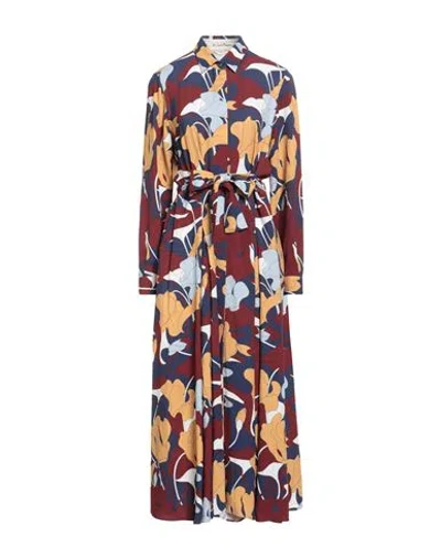 Le Sarte Pettegole Woman Maxi Dress Marigold Size 4 Viscose In Multi