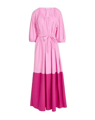 Le Sarte Pettegole Woman Maxi Dress Pink Size 8 Cotton, Elastane