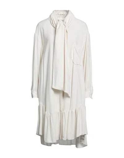 Le Sarte Pettegole Midi Dresses In White