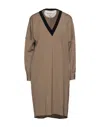 Le Sarte Pettegole Midi Dresses In Sage Green