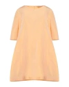 Le Sarte Pettegole Woman Mini Dress Apricot Size 4 Polyester In Orange