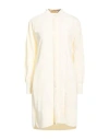 Le Sarte Pettegole Woman Mini Dress Cream Size 6 Viscose, Elastane In Neutral