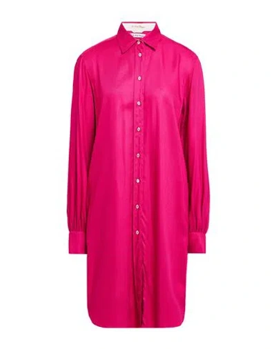 Le Sarte Pettegole Woman Mini Dress Fuchsia Size 6 Viscose In Pink