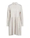 Le Sarte Pettegole Short Dresses In Off White