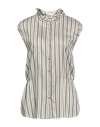 Le Sarte Pettegole Woman Shirt Khaki Size 6 Viscose, Silk In Beige