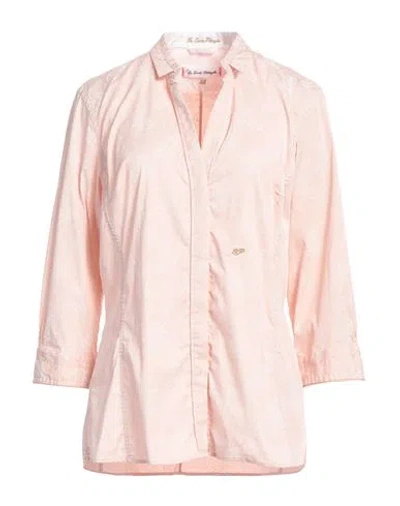 Le Sarte Pettegole Woman Shirt Light Pink Size 12 Cotton, Polyamide, Elastane