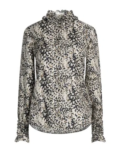 Le Sarte Pettegole Woman Shirt Midnight Blue Size 6 Silk