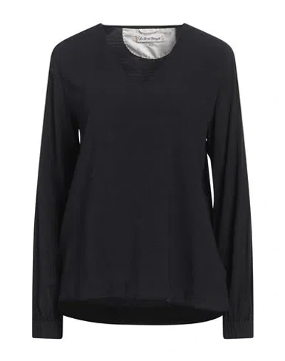 Le Sarte Pettegole Woman Top Black Size 4 Viscose, Silk, Elastane