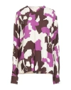 Le Sarte Pettegole Woman Top Mauve Size 6 Viscose In Brown