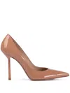 Le Silla 100mm Bella Pumps In Neutrals