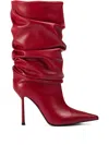 Le Silla 100mm Bella Stiletto Boots In Red