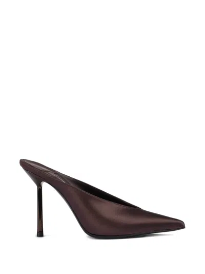 Le Silla 100mm Clivage Mules In Brown