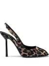 Le Silla 100mm Clivage Pumps In Brown