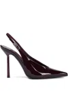 Le Silla 100mm Clivage Slingback Crystal-embellished Pumps In Red