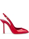 Le Silla 100mm Clivage Slingback Pumps In Red