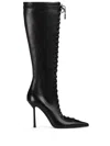 Le Silla 100mm Colette Lace-up Pointed-toe Boots