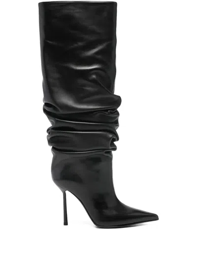 Le Silla 100mm Eva Boots In Black