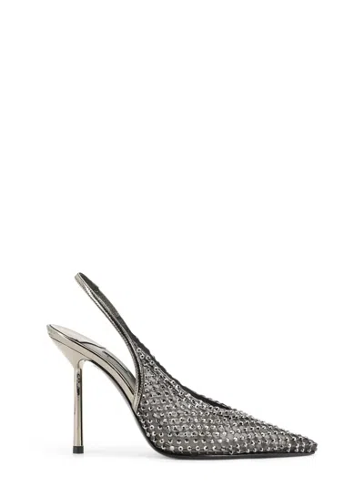 LE SILLA 100MM GILDA CRYSTAL-EMBELLISHED SLINGBACK PUMPS