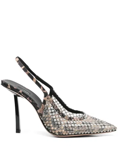 Le Silla 100mm Leather Pumps