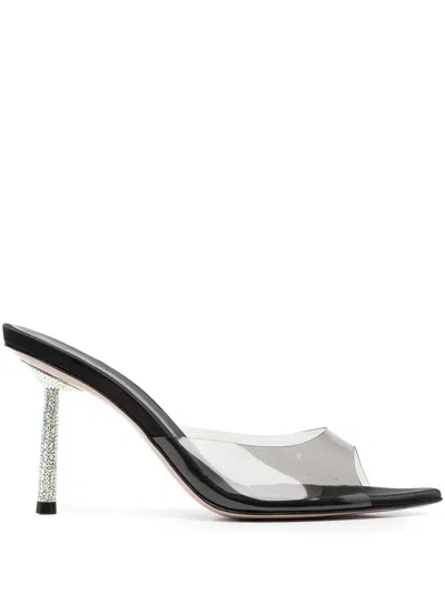 Le Silla 100mm Slip-on Sandals In Black