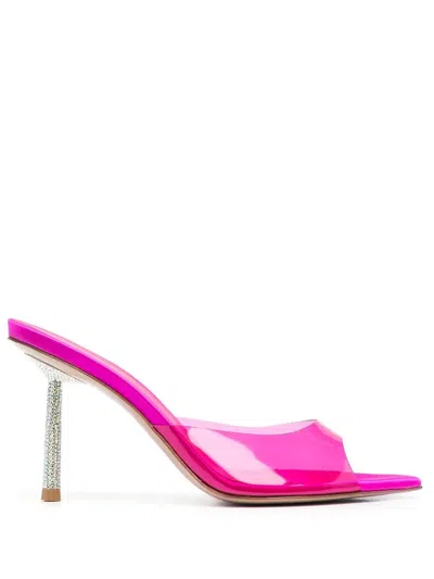 Le Silla 100mm Slip-on Sandals In Pink
