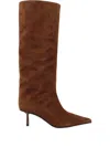 Le Silla Knee-high Toffee Suede Bella Boots In Brown