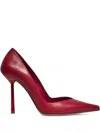 Le Silla 100mm Vivienne Heeled Pumps In Red
