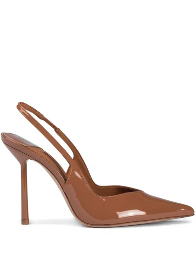 Le Silla 100mm Vivienne Pumps In Brown