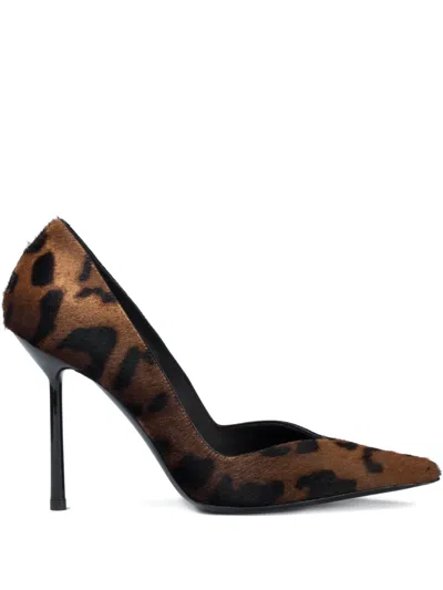 Le Silla 100mm Vivienne Pumps In Brown
