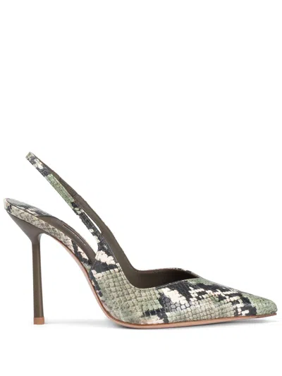 Le Silla 100mm Vivienne Pumps In Green