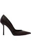 Le Silla 105mm Pointed-toe Stiletto Pumps In Brown