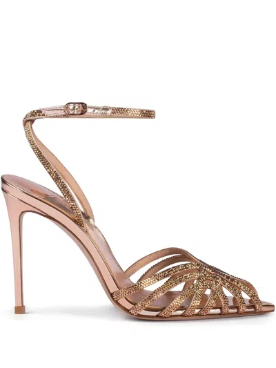 Le Silla 110mm Embrace Sandals In Pink