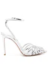 Le Silla Embrace Sandals 110mm In Metallic