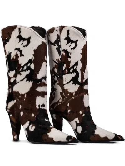 Le Silla 110mm Tess Boots In Brown