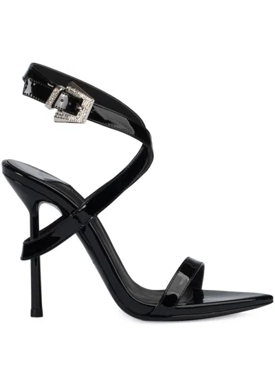 Le Silla 110mm Tess Sandals In Schwarz