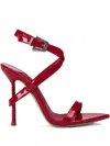 Le Silla 110mm Tess Strappy Stiletto Sandals In Red