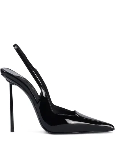Le Silla 120mm Amelia Slingback Pumps In Black