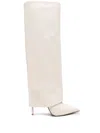 Le Silla 120mm Leather Knee-length Boots In Nude