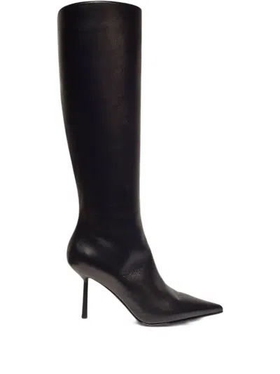 Le Silla 120mm Bella Pointed-toe Boots In Black