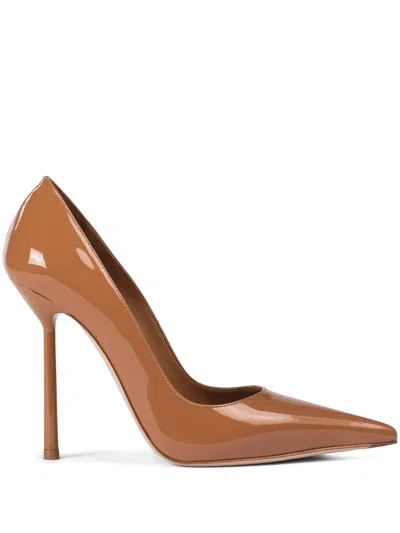 Le Silla 120mm Bella Pumps In Brown